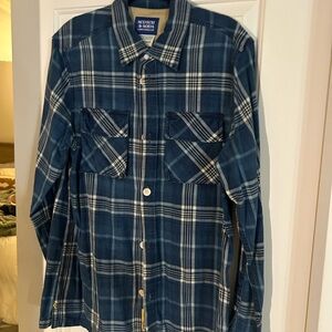 Scotch & Soda Navy Checkered Shirt